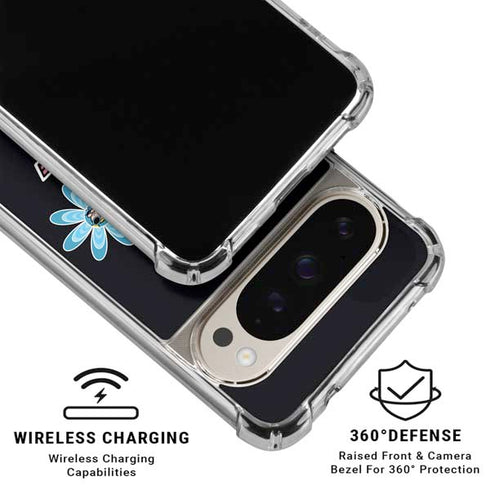 Cartoon Network Powerpuff Girls Flowers Pixel 9/9 Pro Clear Case